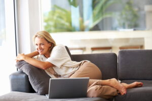 relaxed-woman-in-living-room